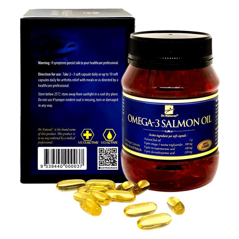 Dầu cá Dr.Natural Omega 3 Salmon Oil