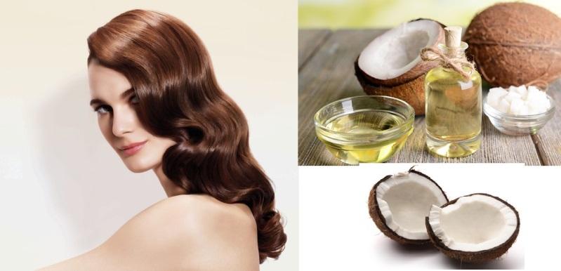 Các chất kháng sinh tự nhiên có trong dầu dừa có tác dụng trị gàu, chống oxy hoá, dưỡng tóc bóng mượt giảm thiểu tóc gãy rụng