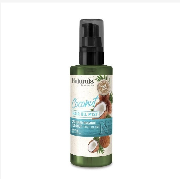Dầu dưỡng tóc Naturals By Watsons True Natural Coconut Hair Oil Mist