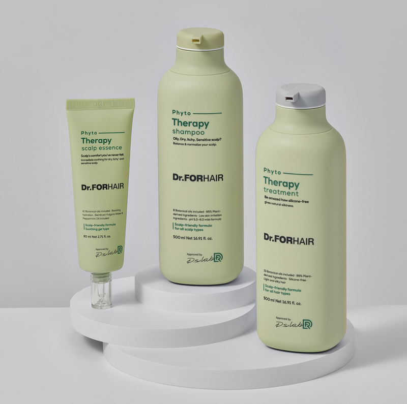 Dầu gội cho da nhạy cảm, dầu gội dưỡng tóc dịu nhẹ cho da đầu nhạy cảm Dr.Forhair Phyto Therapy Shampoo
