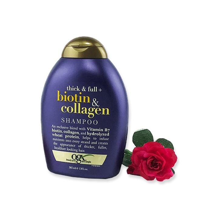 Dầu gội dưỡng dày tóc OGX Thick & Full + Biotin & Collagen Shampoo