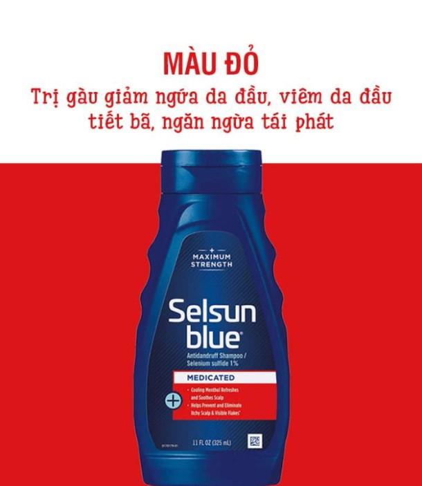 Dầu gội trị gàu Selsun Blue Medicated Maximum Strength Dandruff Shampoo