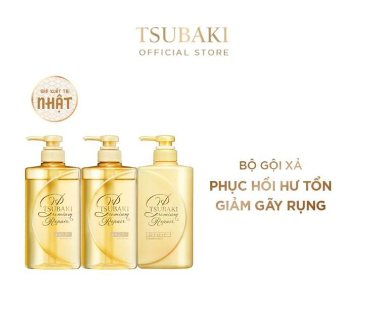Dầu gội Tsubaki Premium Repair Shampoo phục hồi hư tổn