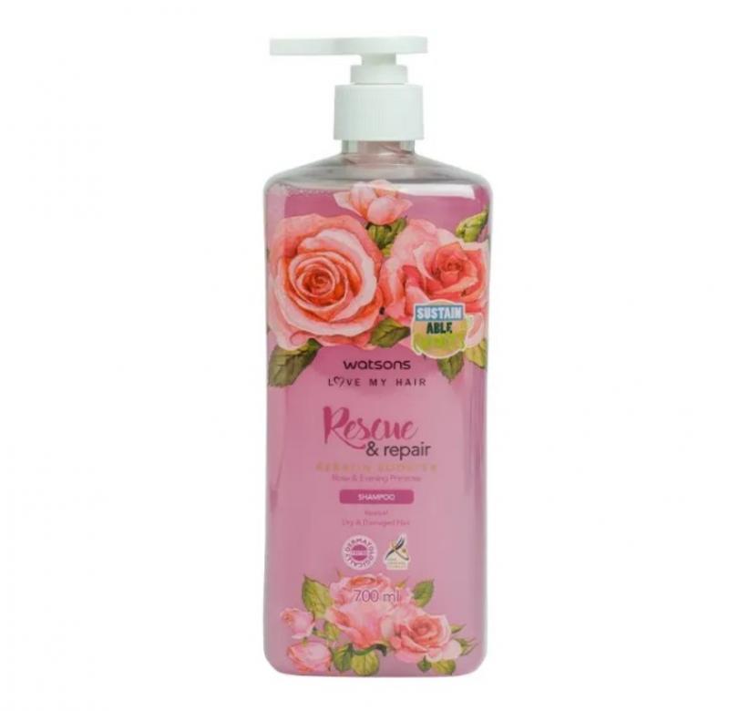 Dầu gội Watsons Love My Hair Rose Water & Evening Primrose Shampoo