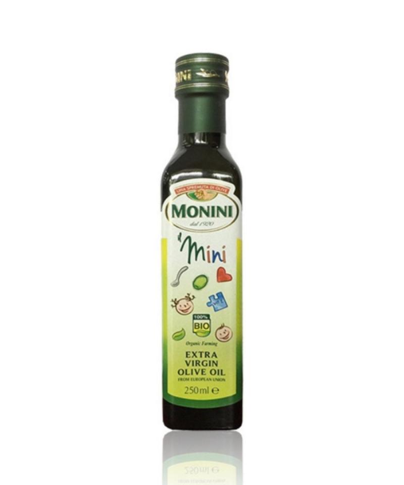 Dầu oliu organic cho bé Monini