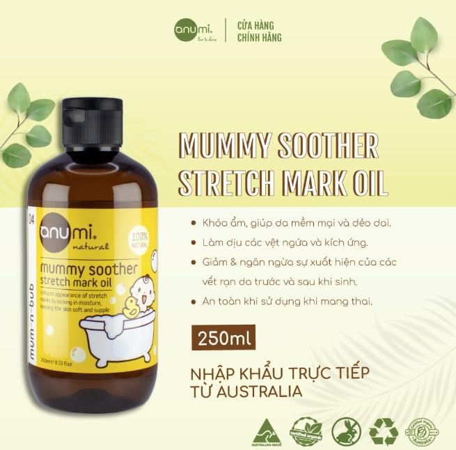 Dầu rạn da Anumi Mummy Soother - Stretch Mark Oil