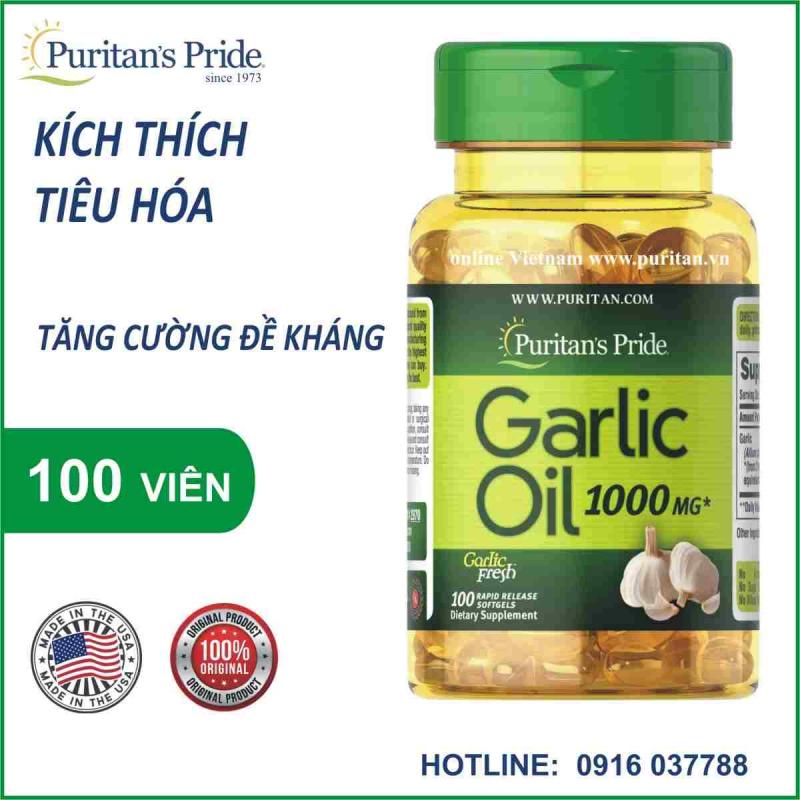 Puritan's Pride Garlic Oil 1000mg