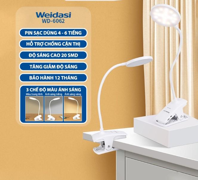 Đèn học chống cận Weidasi WD-6062