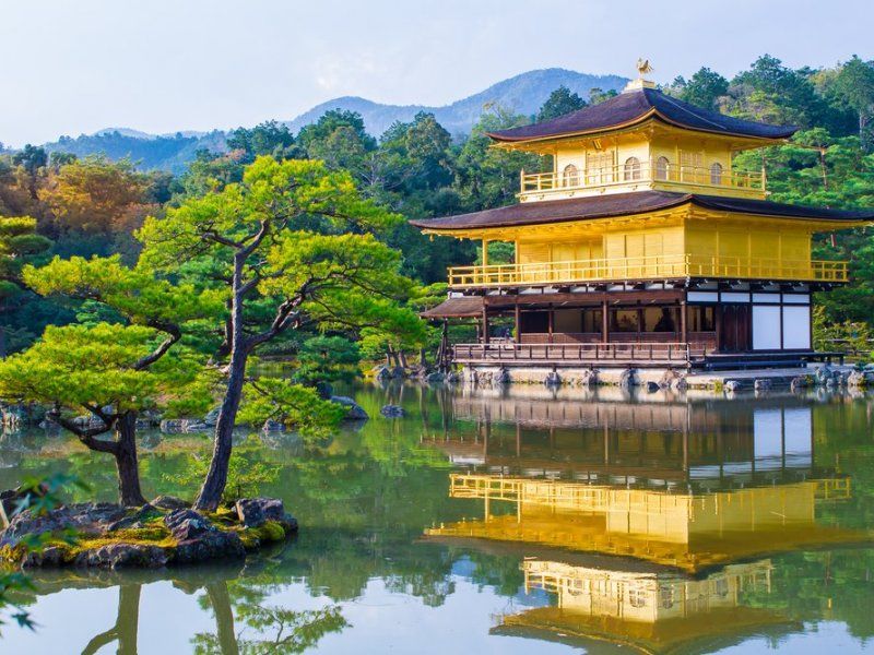 Đền Kinkaku-ji ở Kyoto