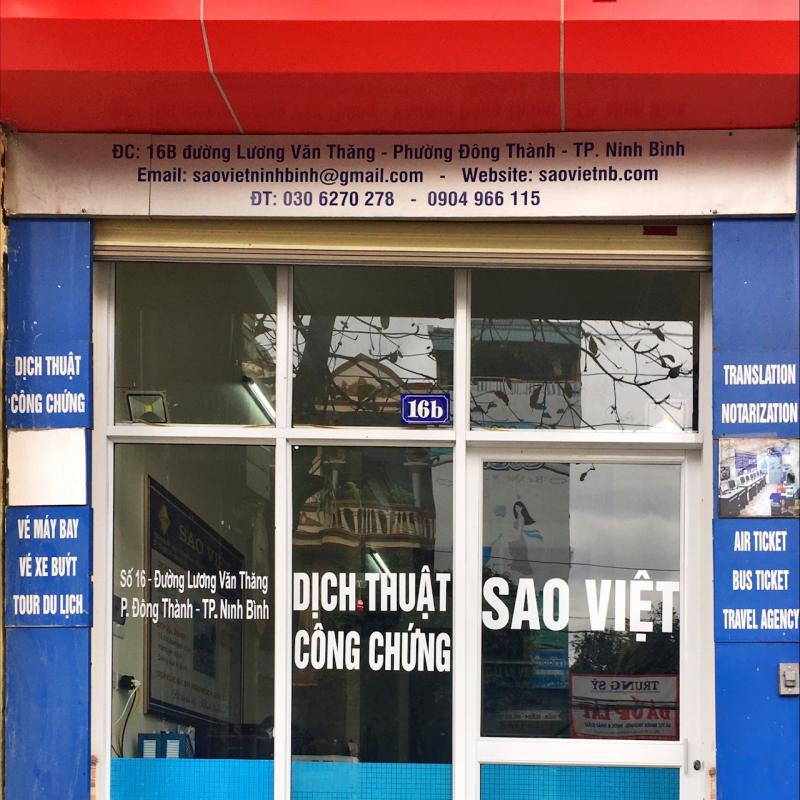 Dịch thuật Công chứng Sao Việt Ninh Bình