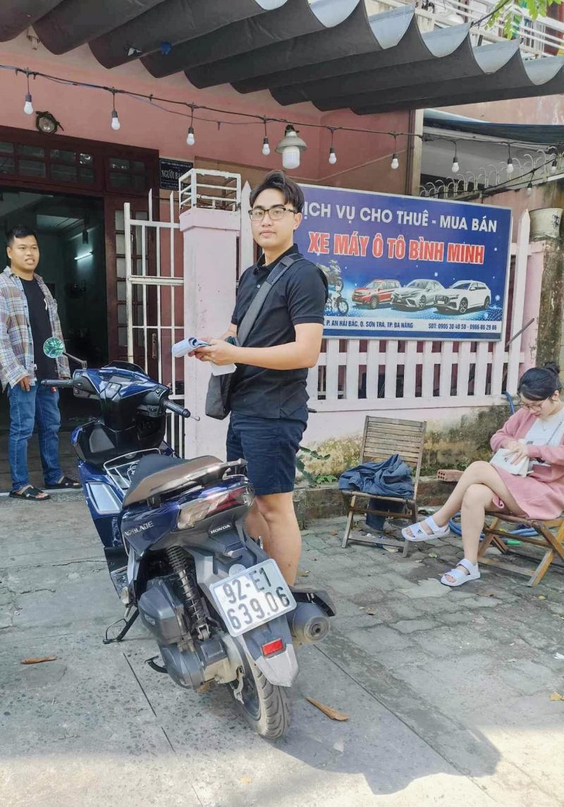 Dịch vụ cho thuê xe máy Bình Minh