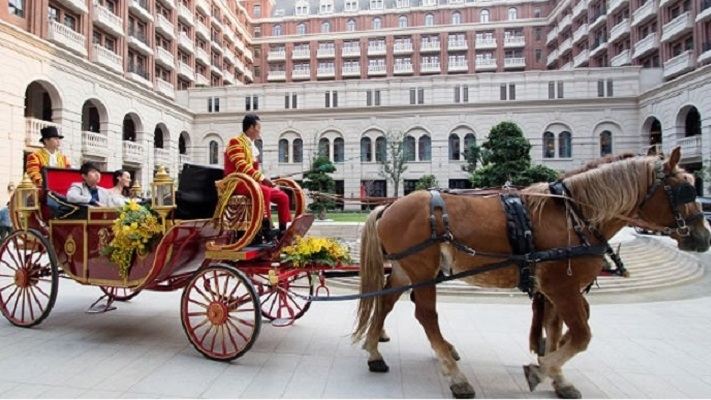 Lễ cưới phong cách hoàng gia tại khách sạn Ritz Carlton tại Thiên Tân, Trung Quốc