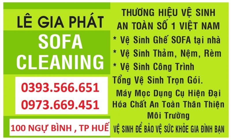 Dịch Vụ Giặt Ghế Sofa tại Huế