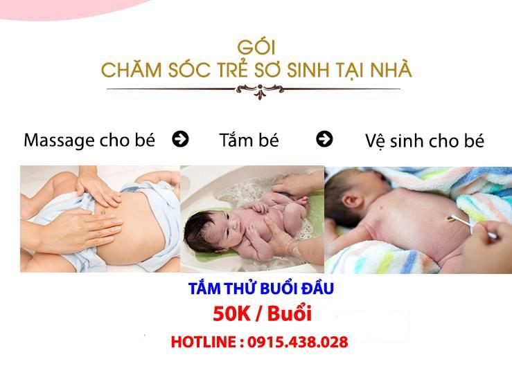 Dịch vụ tắm bé Hà Nội