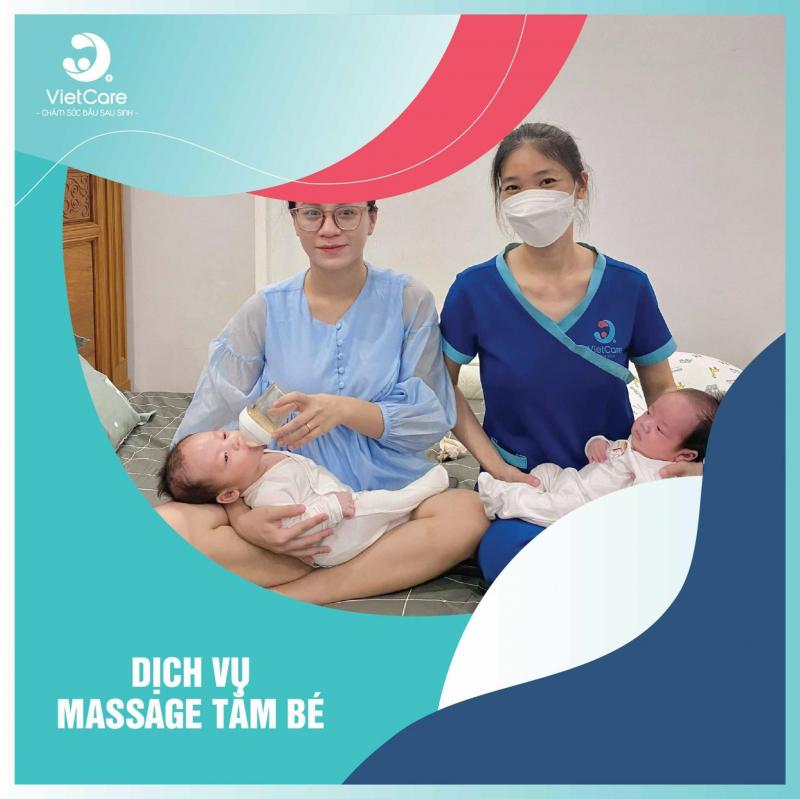 Dịch vụ tắm bé Viet-care Hà Nội