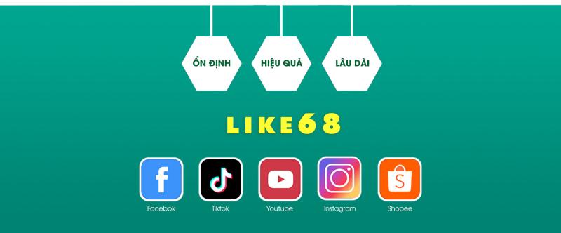 Dịch vụ tăng like Facebook của Like68.vn