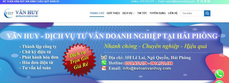 Dịch vụ thành lập công ty Văn Huy
