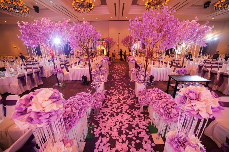 Dịch vụ trang trí tiệc cưới tại Lavender