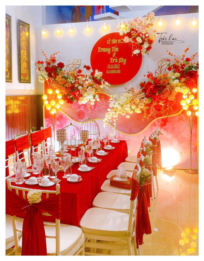 Dịch vụ trang trí tiệc cưới Trúc Lai Decor