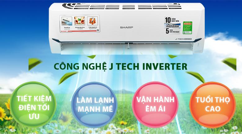 Điều hòa, máy lạnh Sharp Inverter 1.5 HP AH-X12XEW
