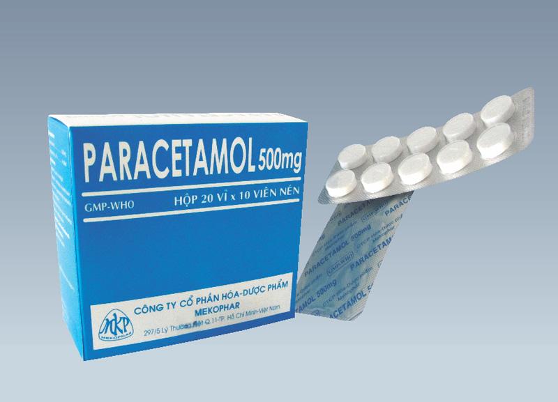 Sử dụng Paracetamol đơn chất khi bệnh nhân bị sốt