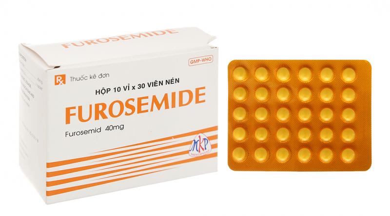 Thuốc lợi tiểu Furosemide giúp kiểm soát triệu chứng cổ trướng, phù các chi