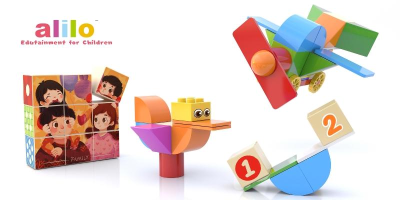 Bộ đồ chơi giáo dục từ tính Stack & Count trau dồi tư duy logic toán học và phép toán cơ bản cho bé
