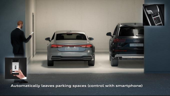 Đỗ xe tự động Parking Pilot và Garage Pilot