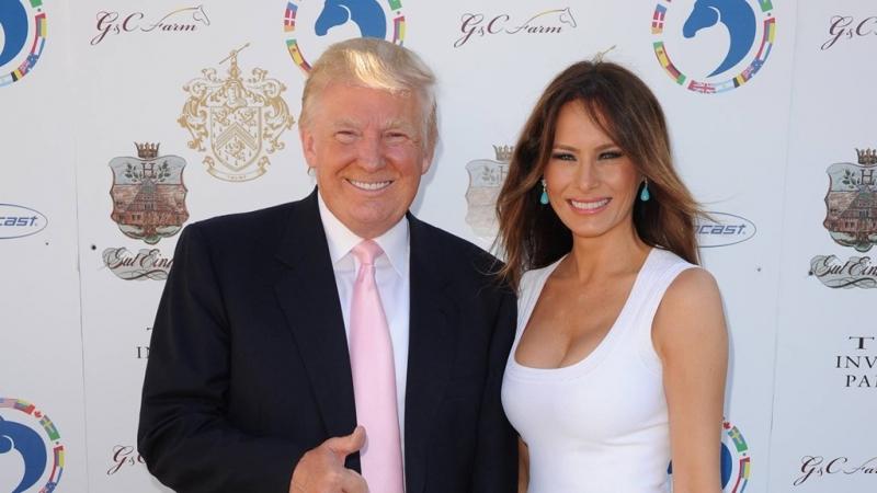 Donald Trump cùng người vợ hiện tại Melania