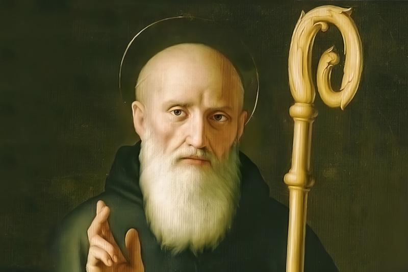 Thánh Benedictine của Nursia - người thành lập nên dòng Benedictines