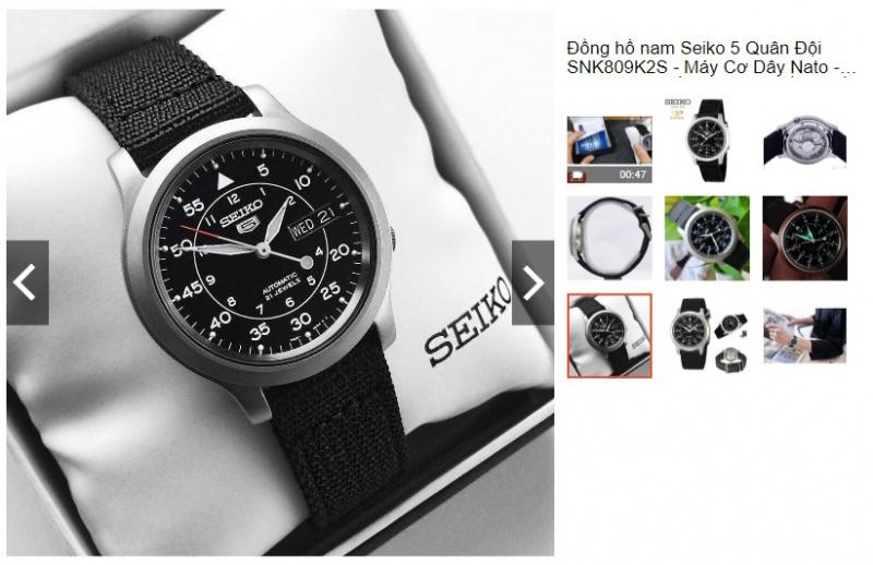 Đồng hồ nam Seiko 5  SNK809K2S