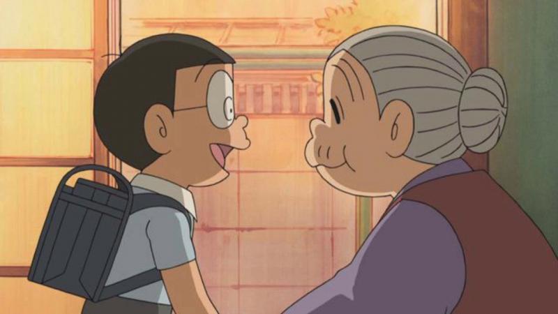 Khi Nobita gặp bà nội mình - Doraemon Kỷ niệm về bà
