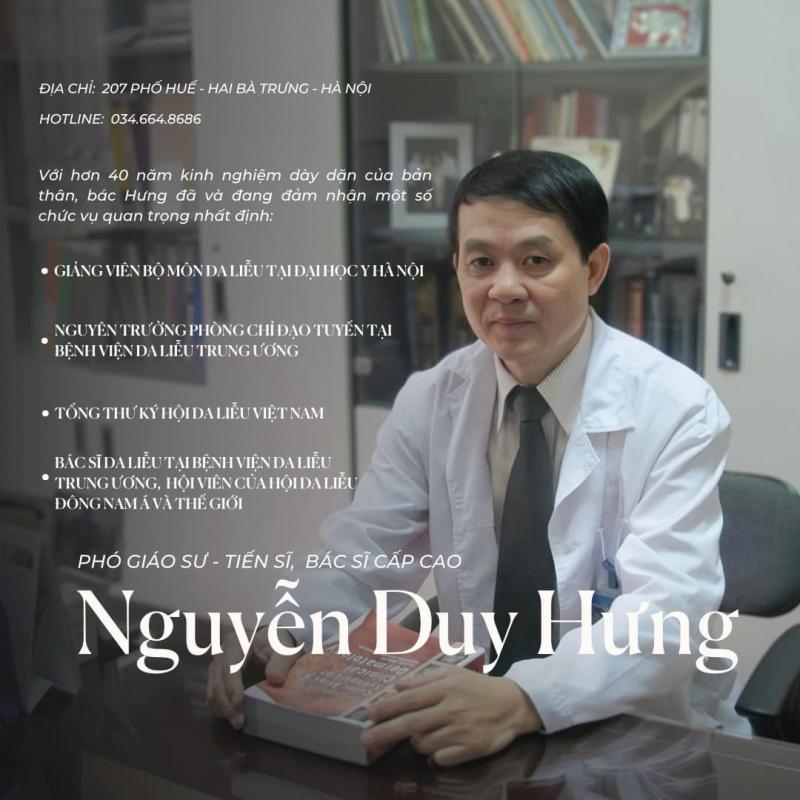 Phòng khám Chuyên khoa Da liễu PGS.TS Nguyễn Duy Hưng