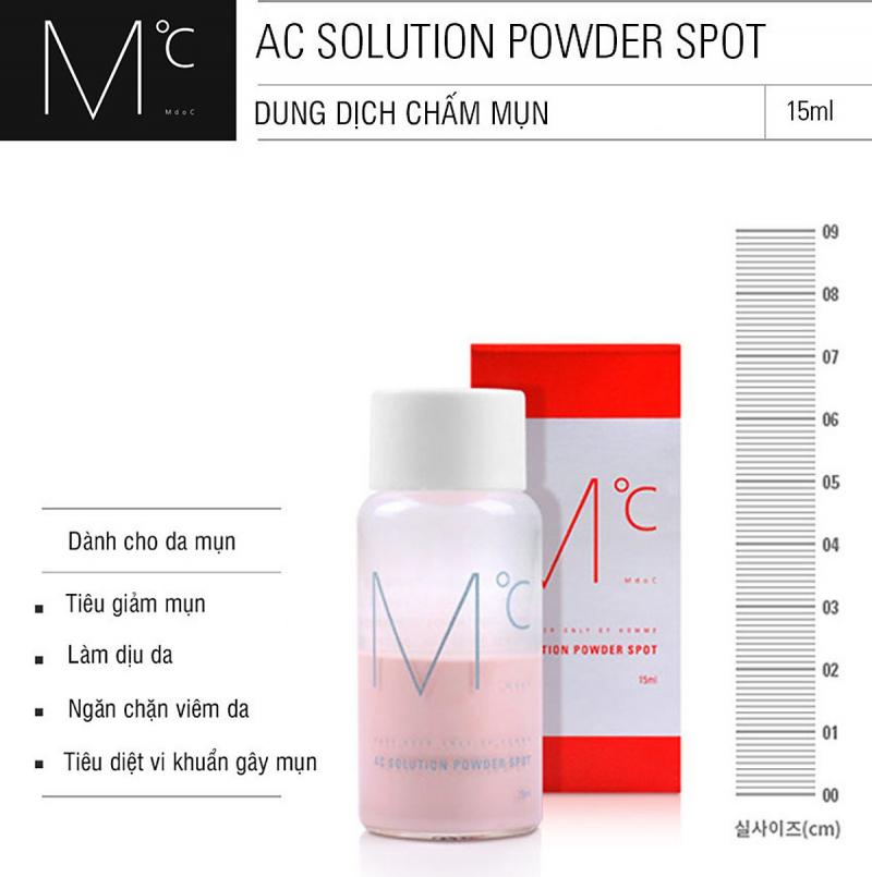 Dung dịch chấm mụn MdoC AC Solution Powder Spot 15ml
