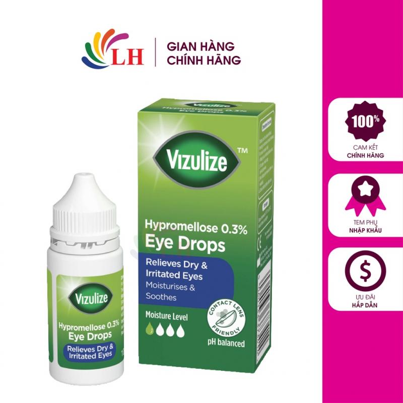 Dung dịch nhỏ mắt Vizulize Irritated Eye Drops giúp giảm kích ứng (10ml)