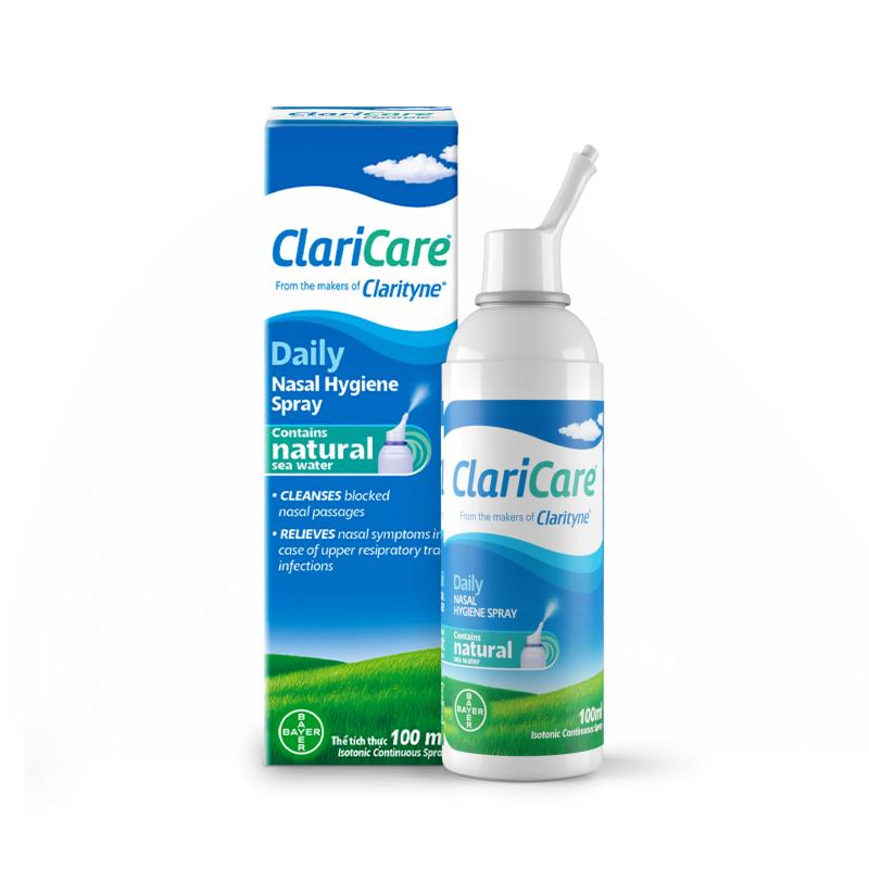 Dung dịch xịt vệ sinh mũi Claricare