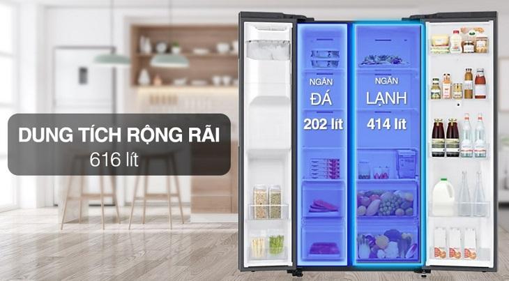 Dung tích tủ lạnh tùy thuộc vào số lượng người trong gia đình