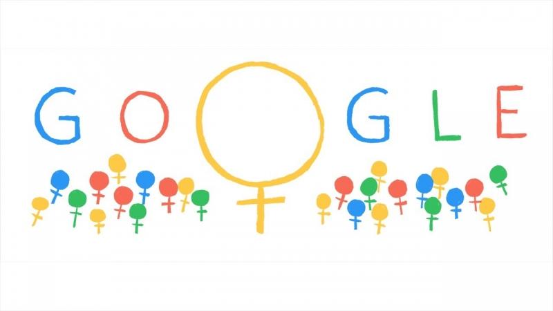 Google hưởng ứng ngày 8/3 bằng cách thay đổi logo trang tìm kiếm