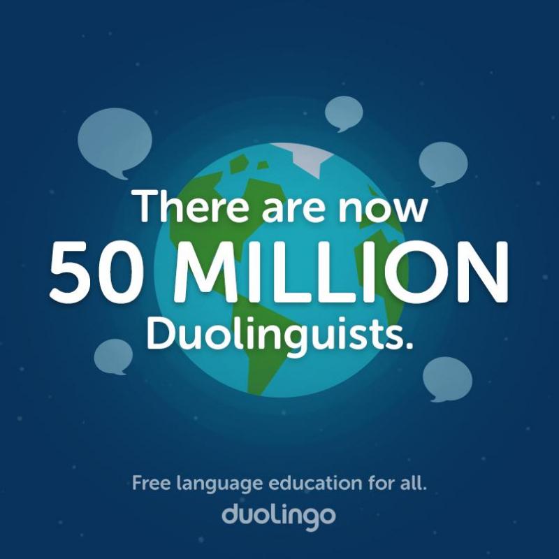 Duolingo là nền tảng học ngôn ngữ phổ biến nhất và là ứng dụng học tập được tải nhiều nhất trên thế giới với 300 triệu người dùng