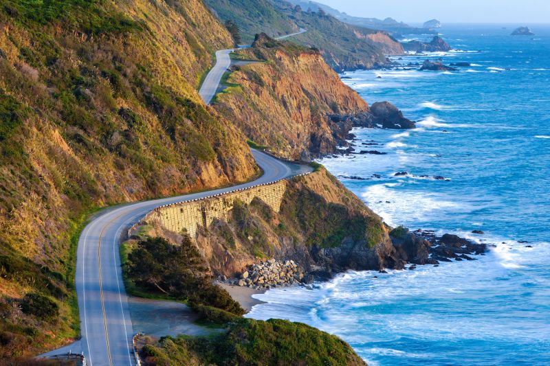 Đường cao tốc bờ biển Thái Bình Dương, Hoa Kỳ