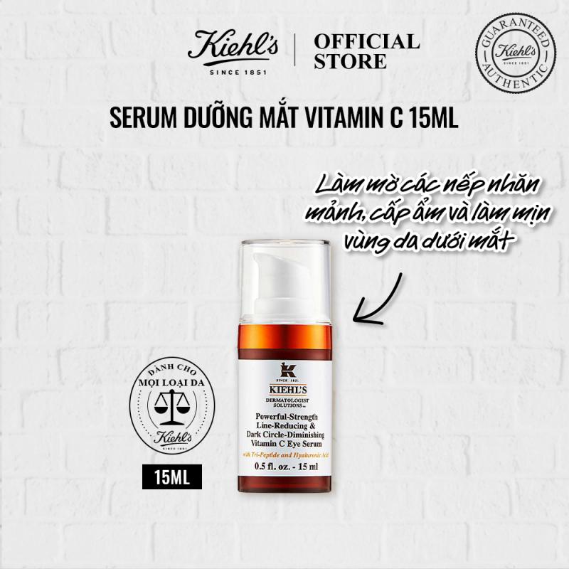 Dưỡng chất (Serum) dưỡng mắt vitamin C Kiehl’s Powerful-Strength Line-Reducing & Dark Circle-Diminishing