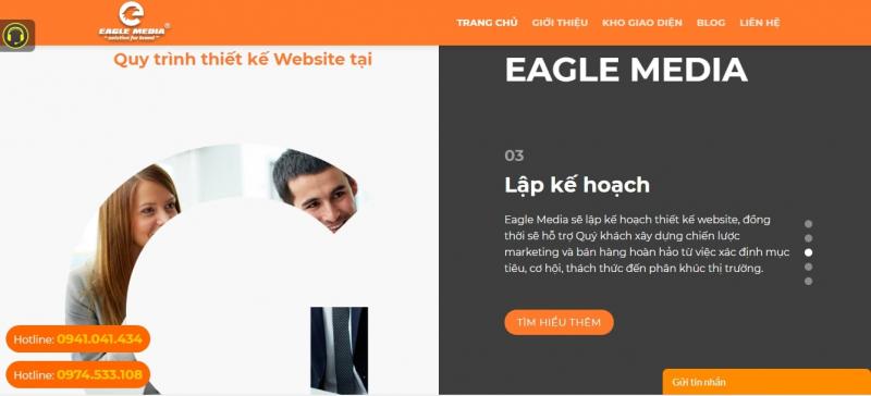 Eagle Media – Thiết kế web chuyên nghiệp