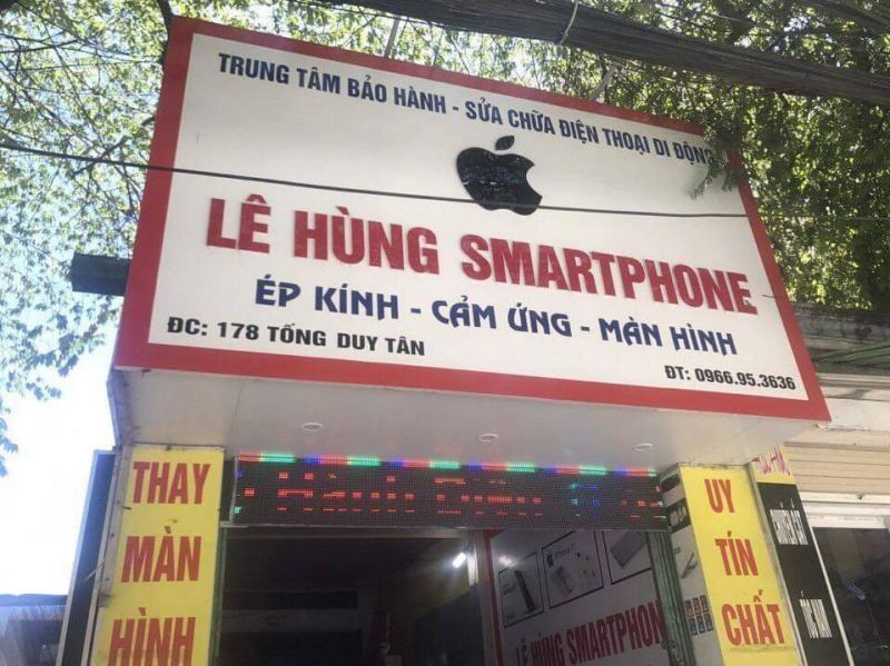 Ép Kính Thanh hóa Lê Hùng Smartphone
