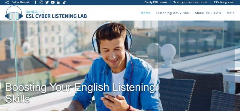 Esl-lab sẽ là trang web cực kì hữu dụng cho những ai cần luyện nghe tiếng Anh
