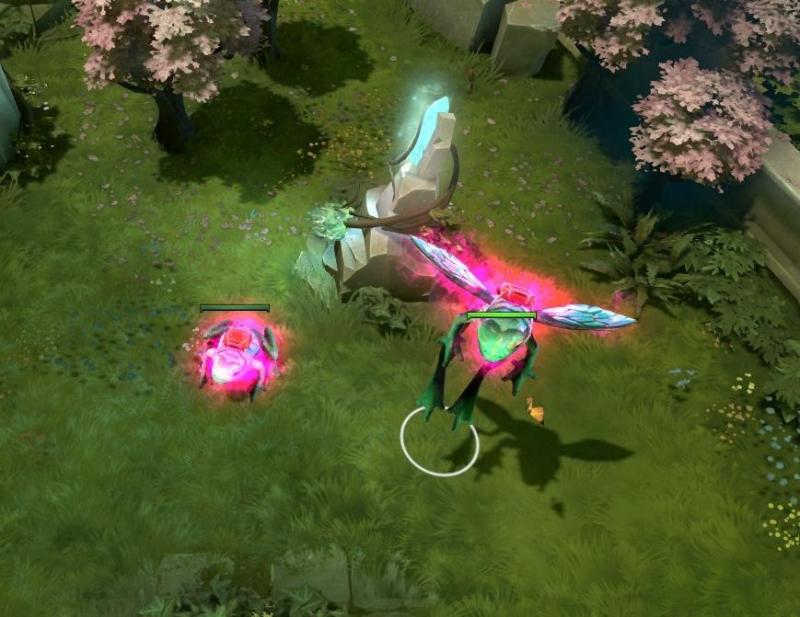 Ethereal Flames Pink War Dog trong Dota 2