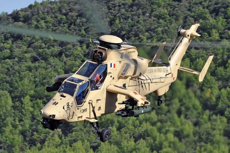 Eurocopter Tiger trong danh sách những chiếc trực thăng hiện đại nhất thế giới