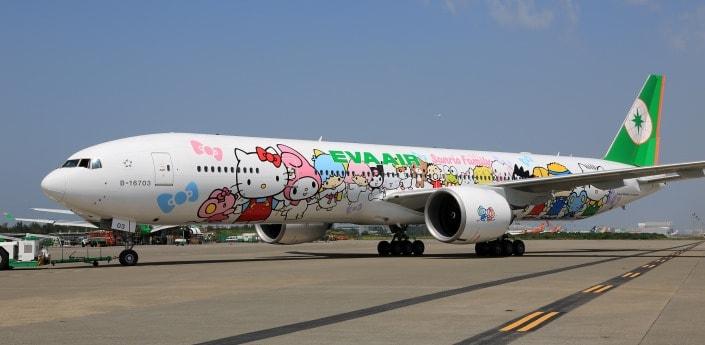 EVA Air Hello Kitty - Hãng hàng không trang trí theo chủ đề mèo Hello Kitty