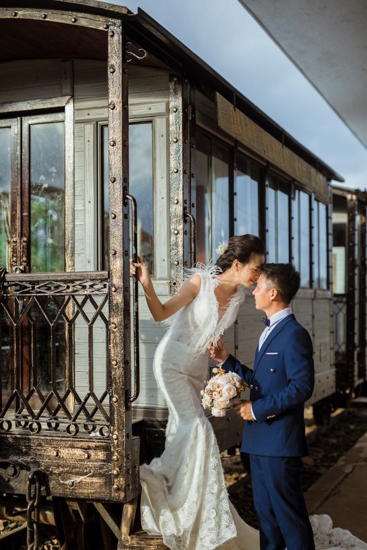 Ảnh cưới tại nhà ga Đà Lạt