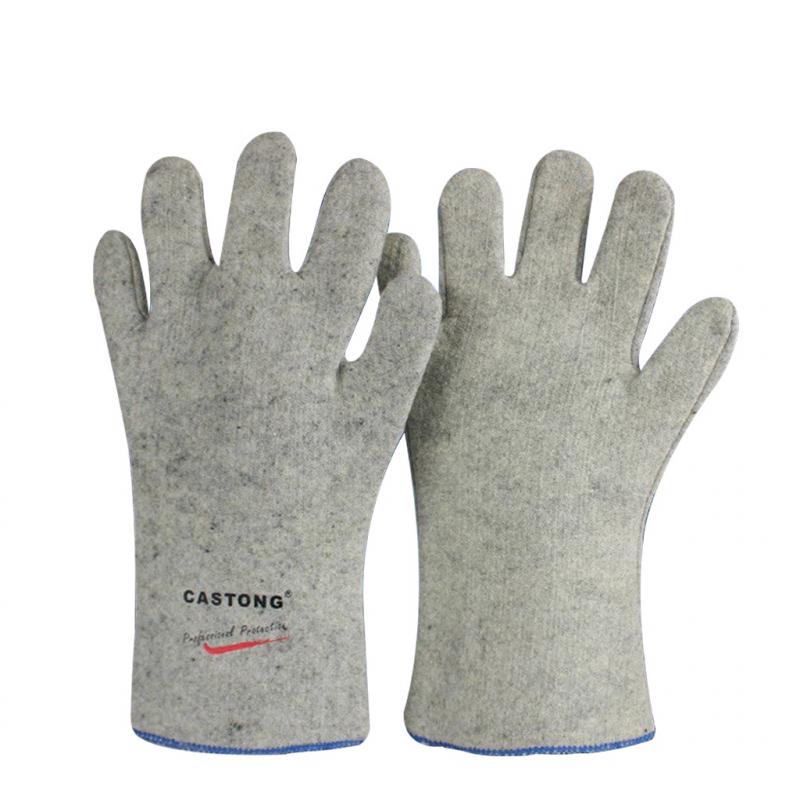 Găng tay chịu nhiệt 300 độ C Castong chống nóng, nhiều lớp chống nhiệt