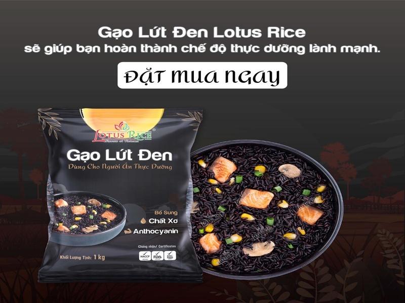 Gạo lứt đen Lotus Rice
